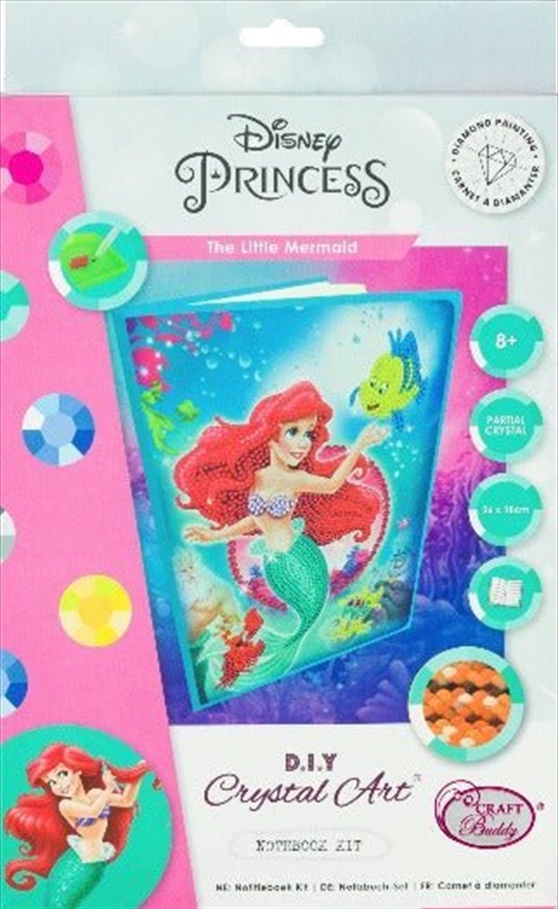 CrystalArt - The Little Mermaid Notebook 18x26cm/Product Detail/Arts & Craft