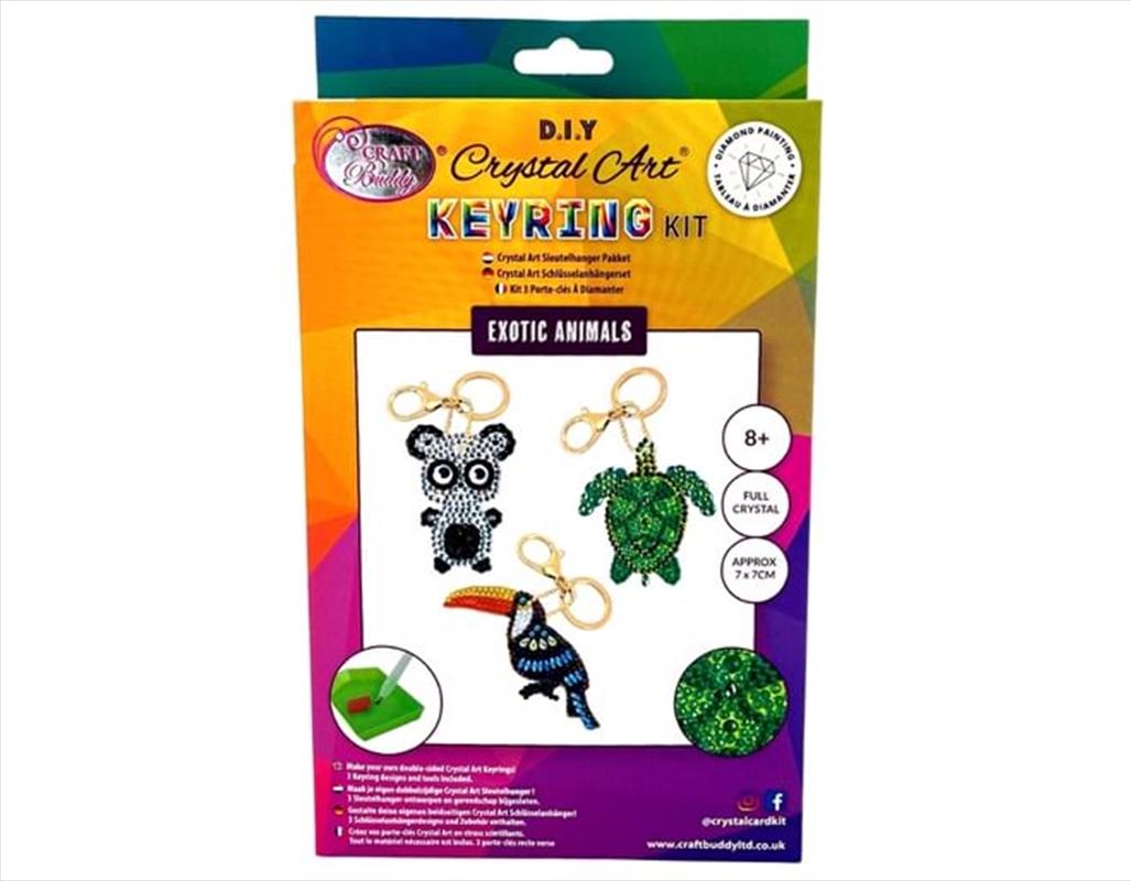 CrystalArt - Exotic Animls Keyring Kit/Product Detail/Arts & Craft