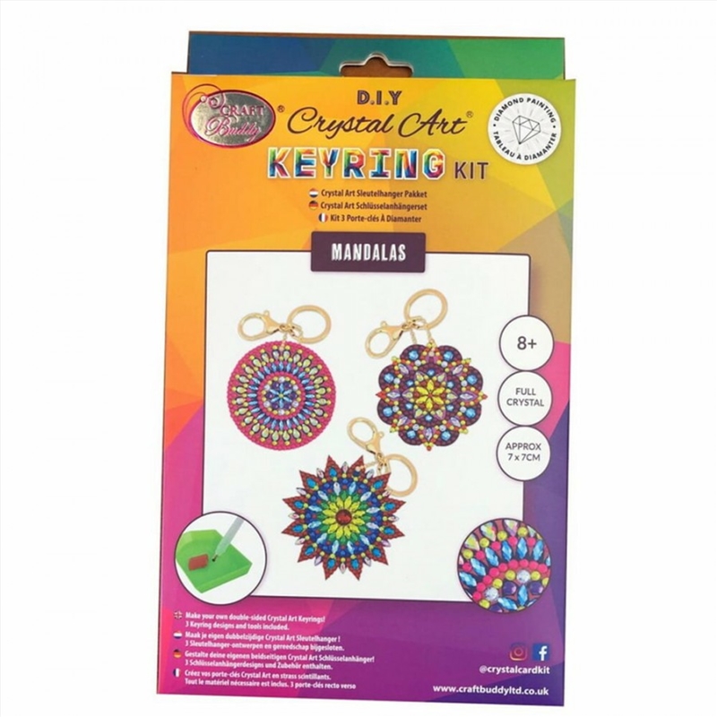 CrystalArt - Mandalas Keyring Kit/Product Detail/Arts & Craft