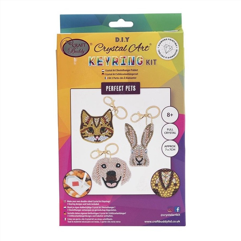 CrystalArt - Perfect Pets Keyring Kit/Product Detail/Arts & Craft