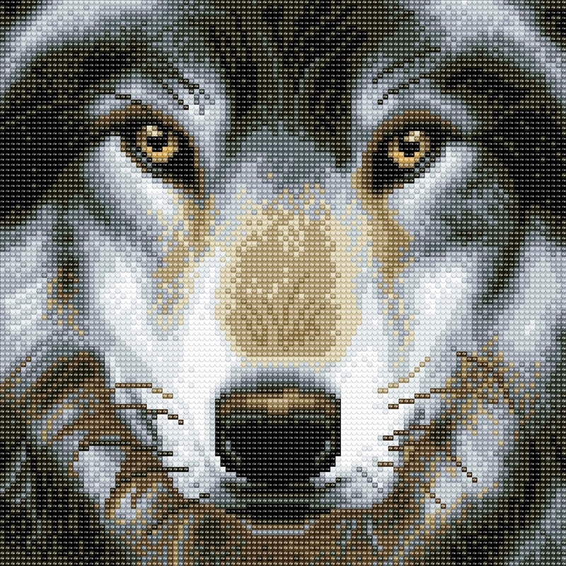 CrystalArt - Wolf 30x30cm Kit/Product Detail/Arts & Craft