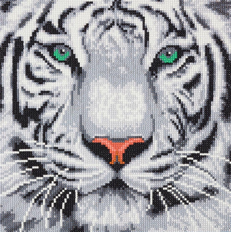 CrystalArt - White Tiger 30x30cm Kit/Product Detail/Arts & Craft