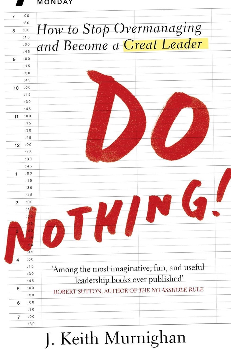 Do Nothing!/Product Detail/Business Leadership & Management