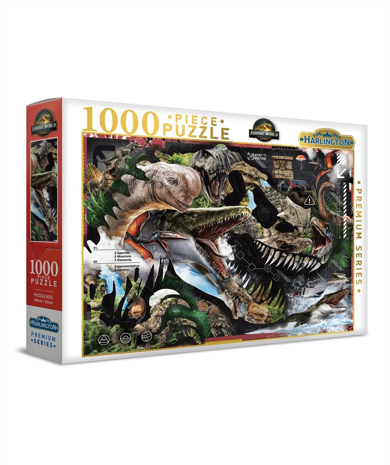 Harlington 1000 Piece Puzzle - Jurassic World Rebirth/Product Detail/Jigsaw Puzzles