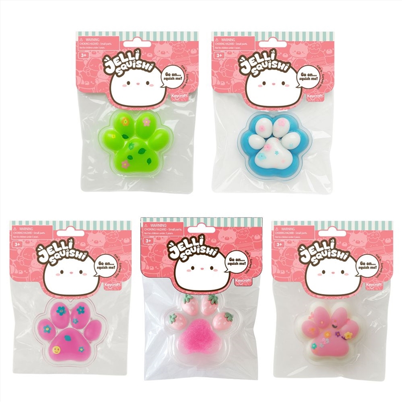 Jelli Squishi Paw Print Small (SENT AT RANDOM)/Product Detail/Toys