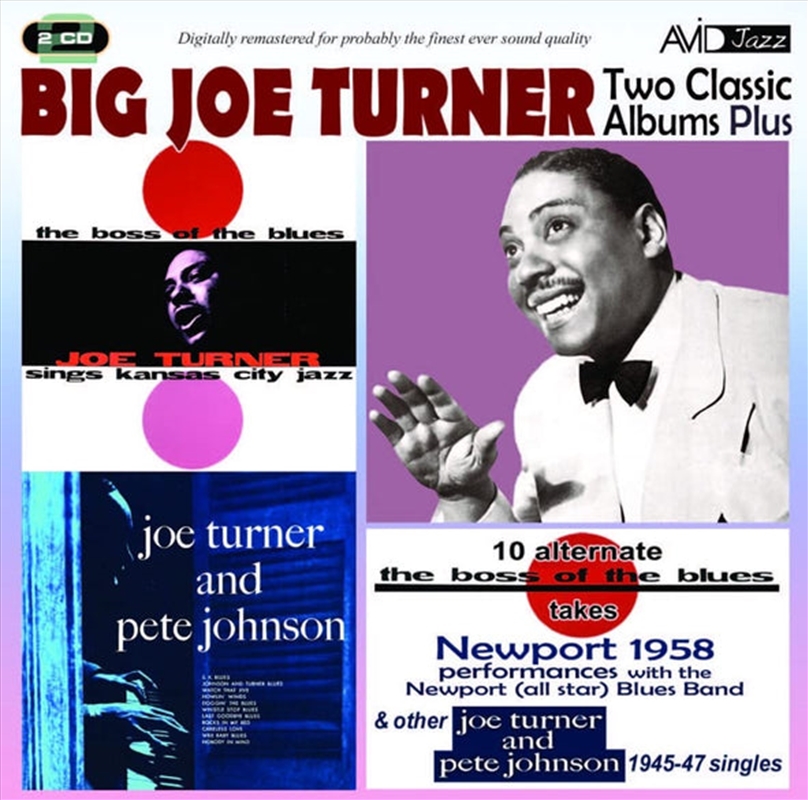 Two Classic Albums Plus Other 1945-47 Singles - The Boss Of The Blues / Joe Turner & Pete Johnson/Product Detail/Jazz