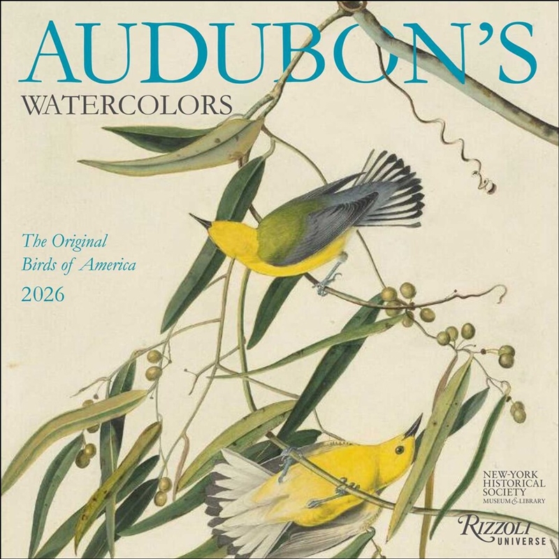 Audubon’S Watercolors 2026 Wall Calendar : The Original Birds Of America/Product Detail/Calendars & Diaries