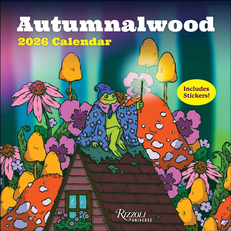 Autumnalwood 2026 Wall Calendar (Includes Stickers)/Product Detail/Calendars & Diaries