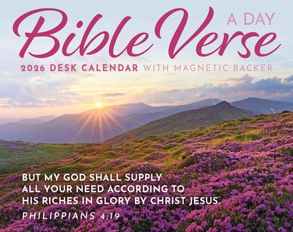 Bible Verse A Day Mini Box Calendar 2026/Product Detail/Calendars & Diaries