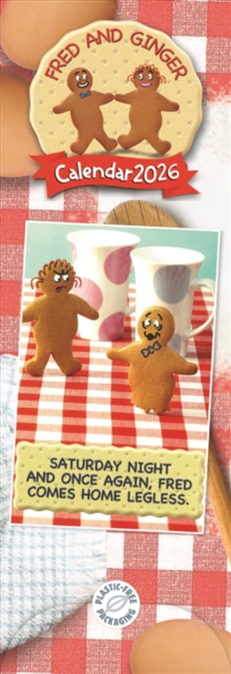 Fred Ginger Slim Calendar 2026/Product Detail/Calendars & Diaries