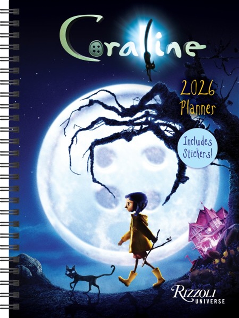 Coraline 2026 Planner Calendar (Includes Stickers)/Product Detail/Calendars & Diaries