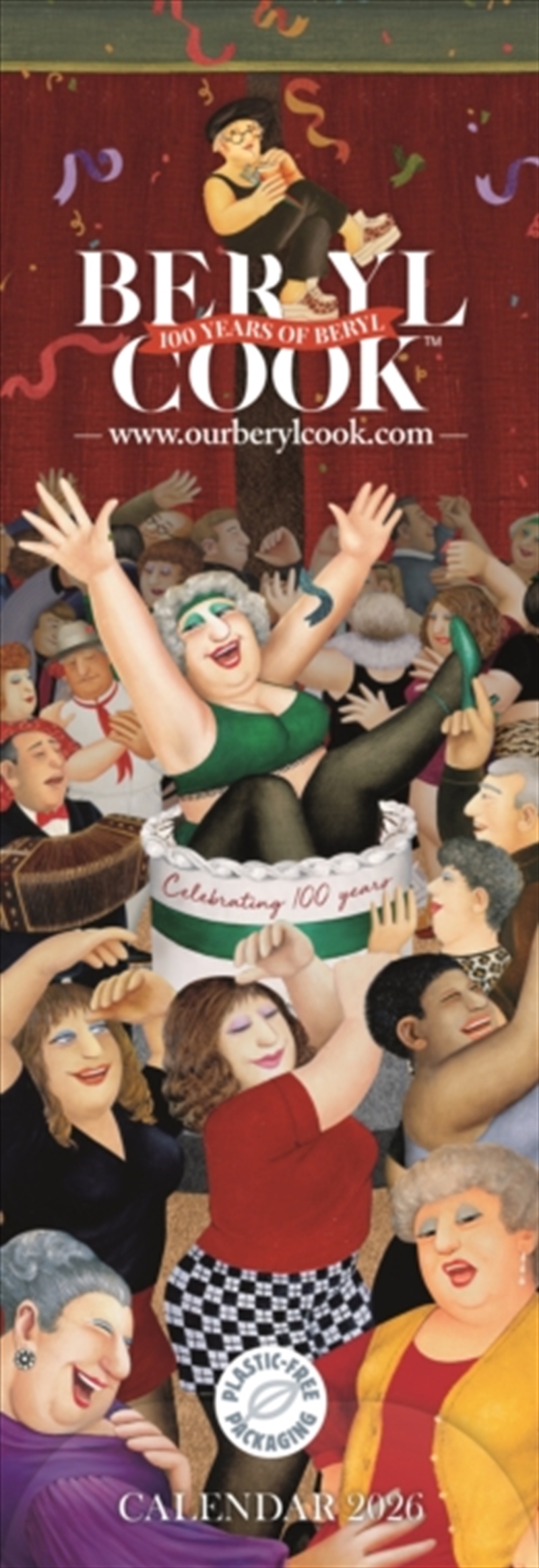 Beryl Cook Slim Calendar 2026/Product Detail/Calendars & Diaries