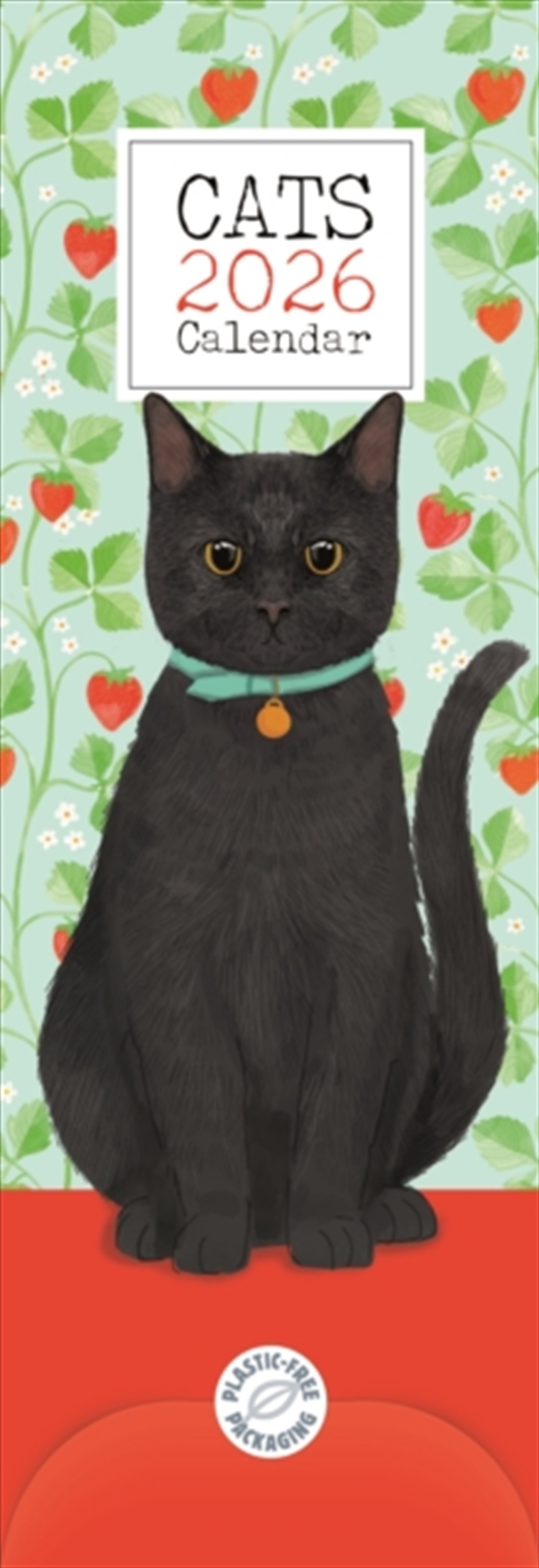 Cats Illustrated Slim Calendar 2026/Product Detail/Calendars & Diaries