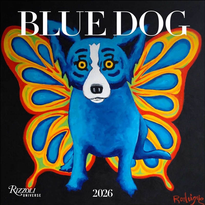 Blue Dog 2026 Wall Calendar/Product Detail/Calendars & Diaries