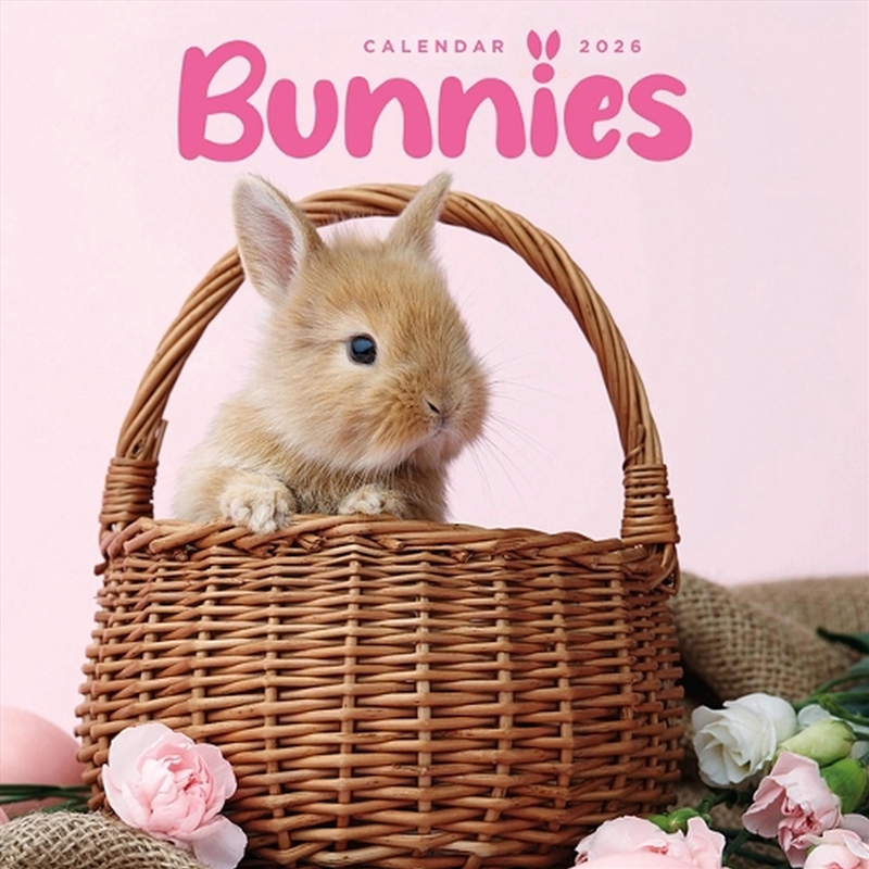 Bunnies Square Mini Calendar 2026/Product Detail/Calendars & Diaries