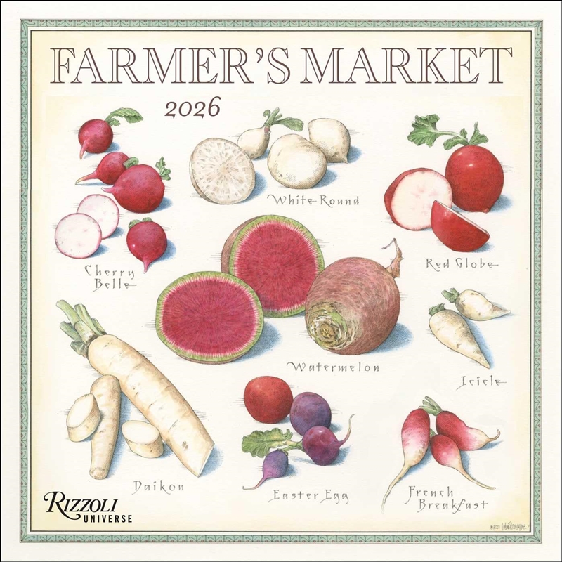 Farmer'S Market 2026 Wall Calendar/Product Detail/Calendars & Diaries