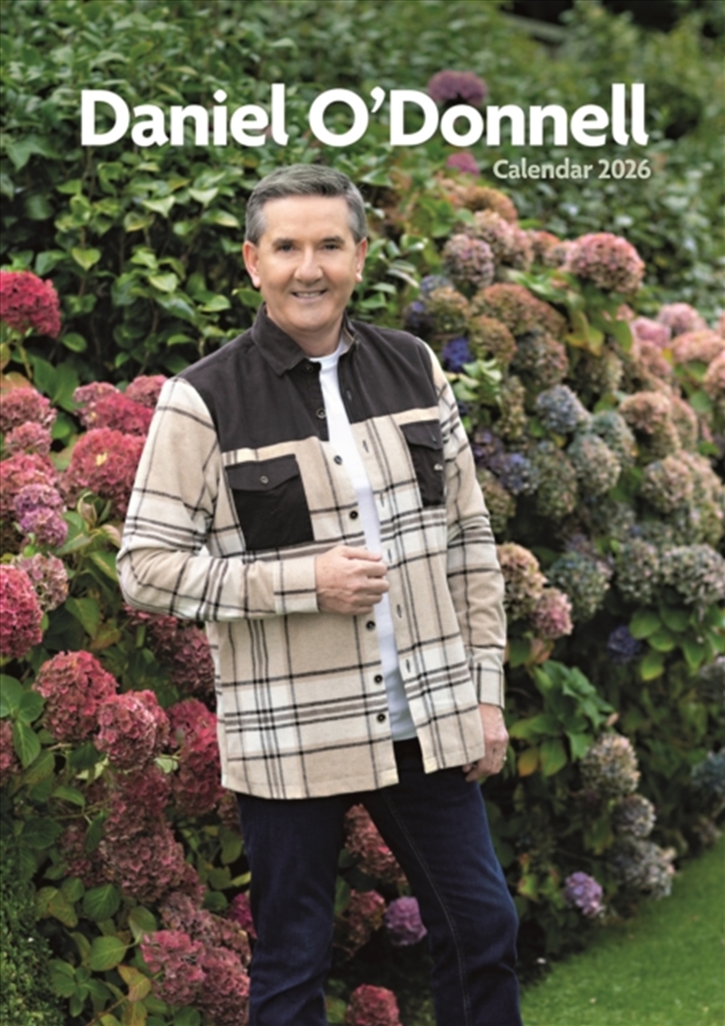 Daniel Odonnell A3 Calendar 2026/Product Detail/Calendars & Diaries