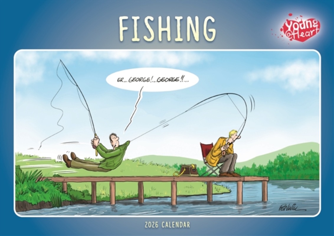 Fishing Young At Heart A4 Calendar 2026/Product Detail/Calendars & Diaries