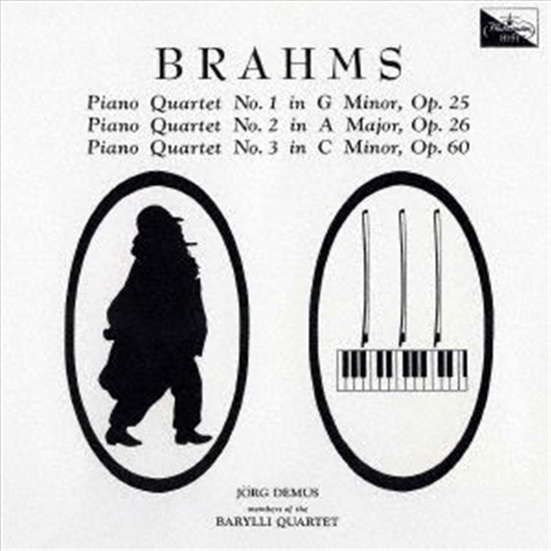 Brahms: Piano Quartets 1-3/Product Detail/Classical