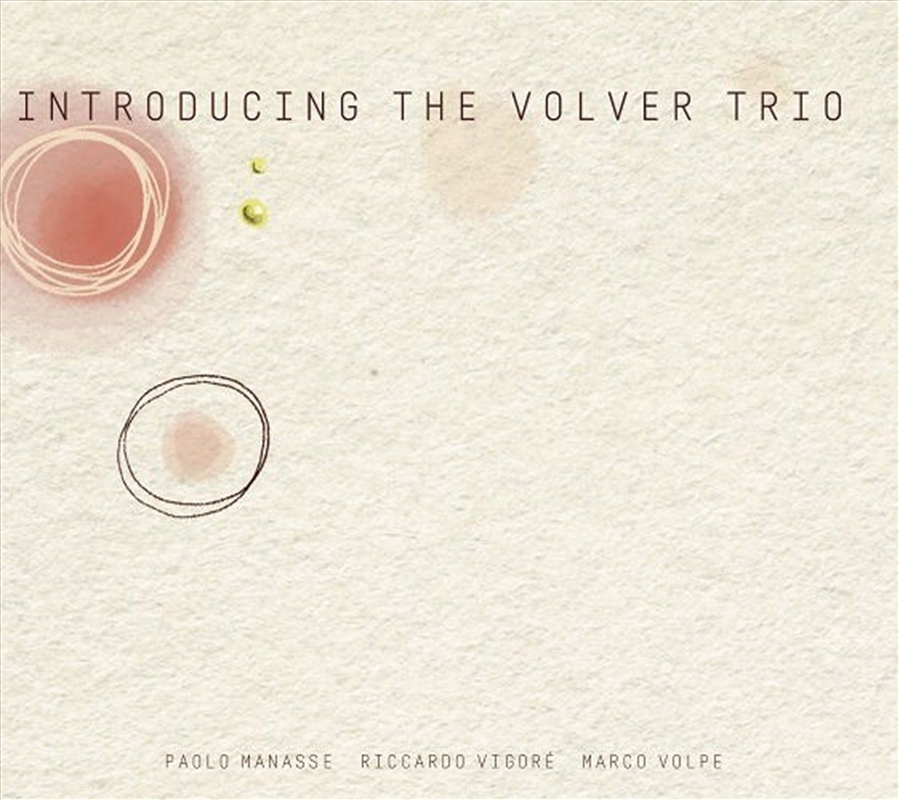 Introducing The Volver Trio/Product Detail/Jazz