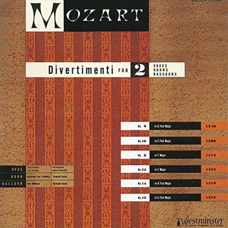 Mozart: Divertimenti K240 K289/Product Detail/Classical