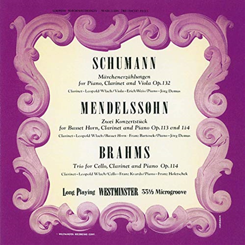 Schumann: Marchenerzahlungen F/Product Detail/Classical