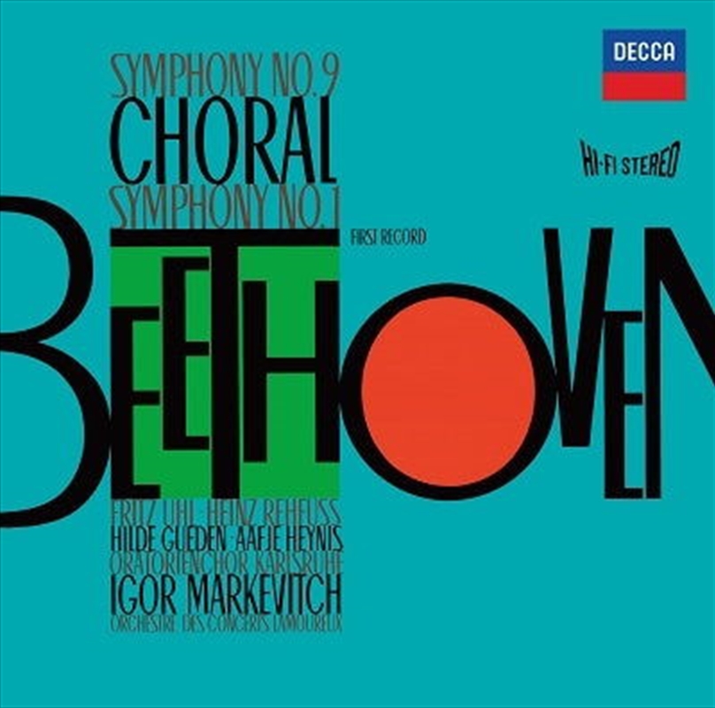 Beethoven: Symphony 9 Choral Super Audio/Product Detail/Classical