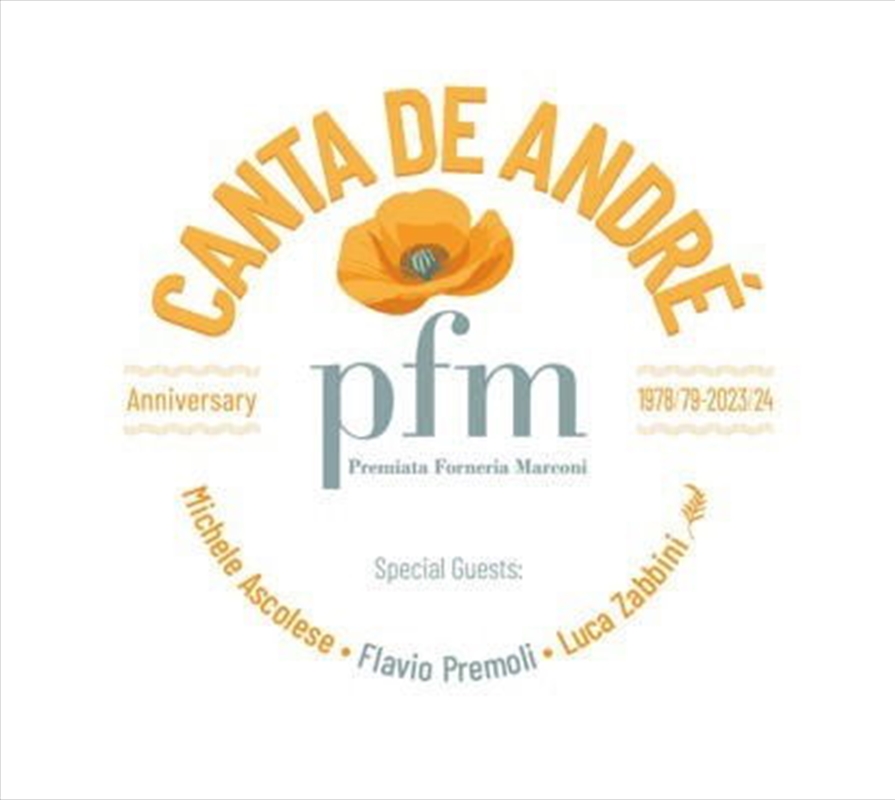 Pfm Canta De Andre Anniversary/Product Detail/Rock/Pop