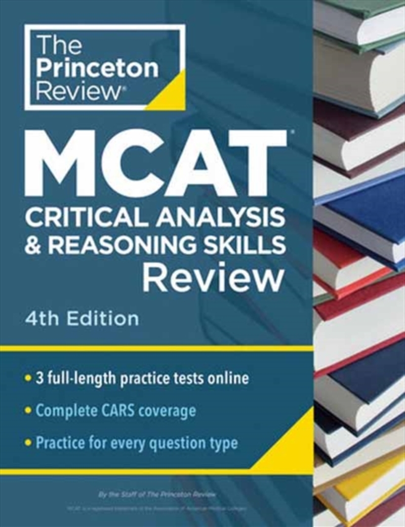 Princeton Review Mcat Critical Analysis And Reasoning Skills Review, 4th Edition : Complete Cars Con/Product Detail/Healthcare