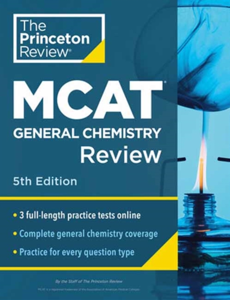 Princeton Review Mcat General Chemistry Review, 5th Edition : Complete Content Prep + Practice Tests/Product Detail/Healthcare