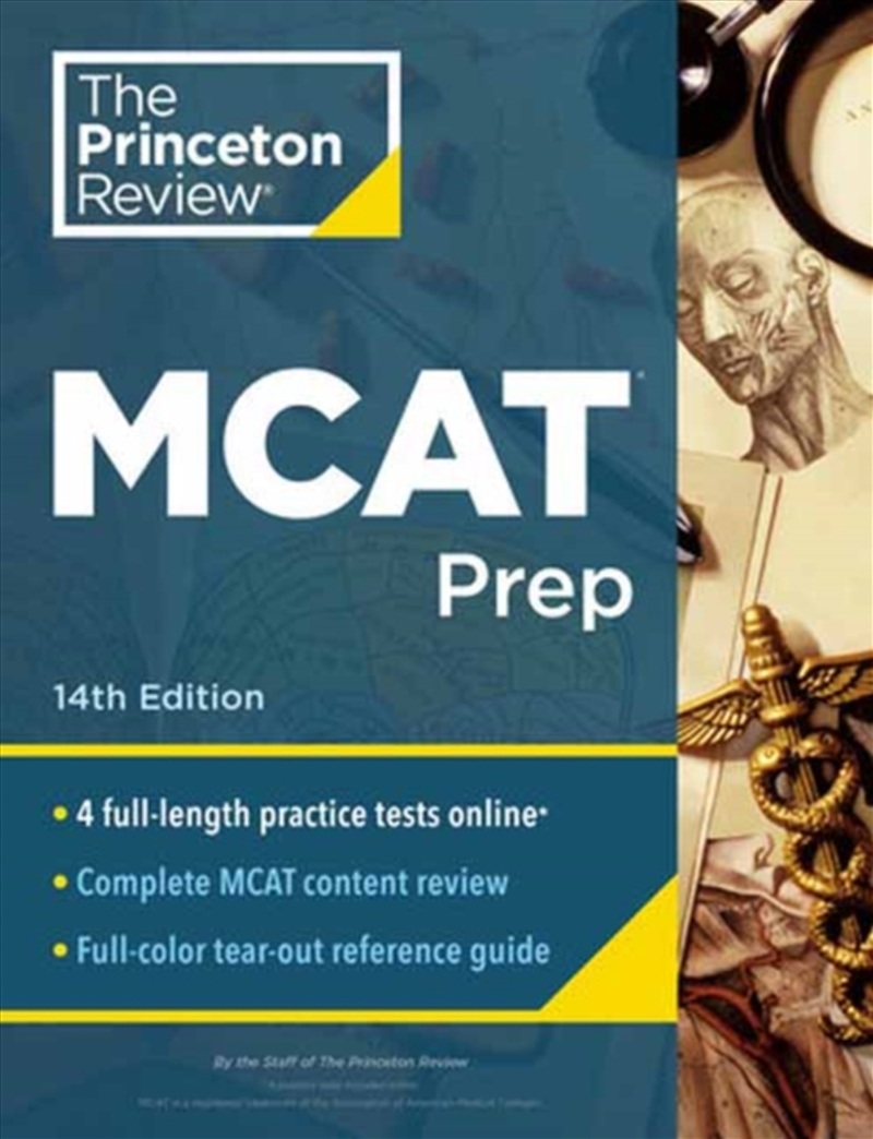 Princeton Review Mcat Prep, 14th Edition : 4 Practice Tests + Complete Content Coverage/Product Detail/Healthcare