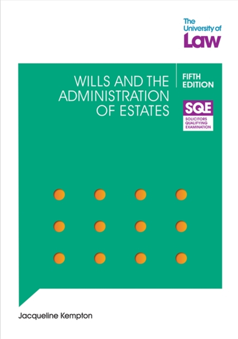 Sqe Wills And The Administration Of Estates 5E/Product Detail/Law