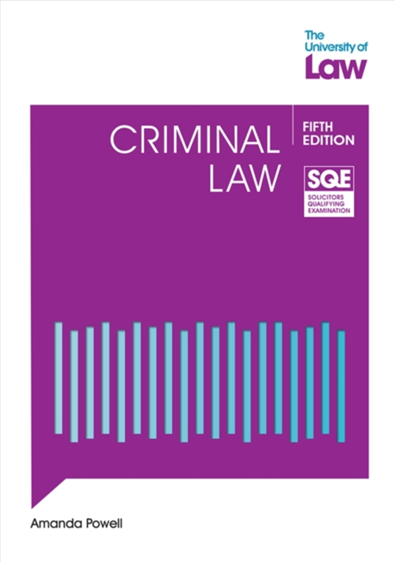 Sqe Criminal Law 5E/Product Detail/Law
