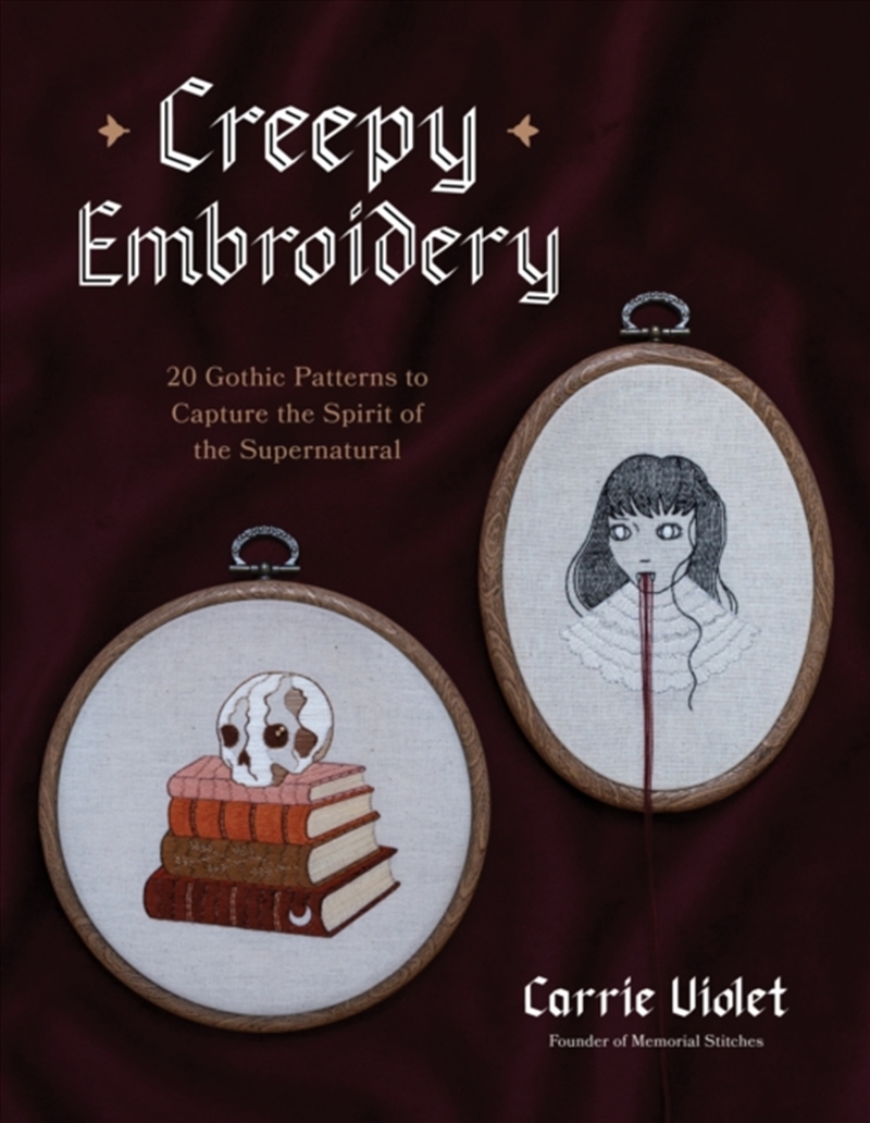Creepy Embroidery : 20 Gothic Patterns To Capture The Spirit Of The Supernatural/Product Detail/Crafts & Handiwork
