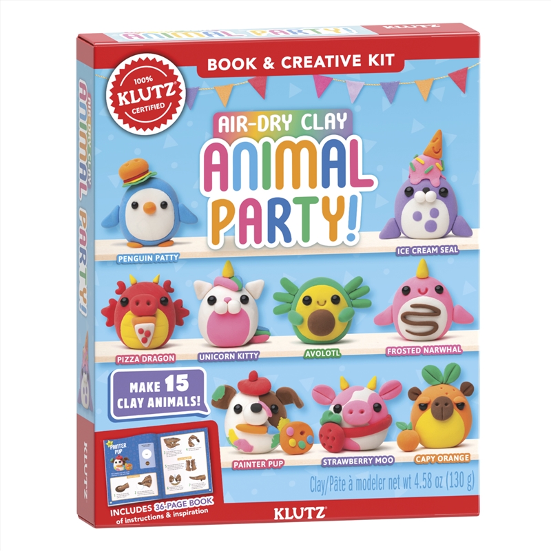 Air-Dry Clay: Animal Party!/Product Detail/Kids Activity Books