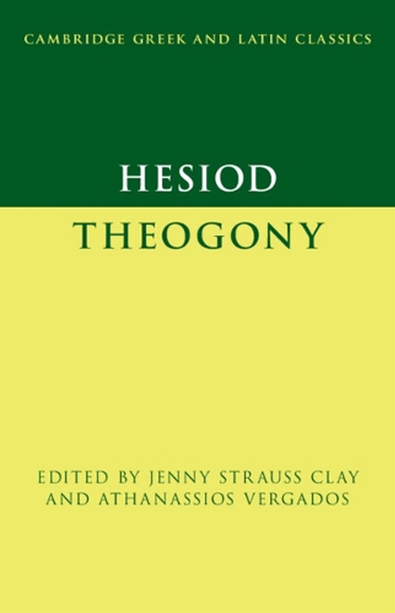 Hesiod: Theogony/Product Detail/Literature & Poetry