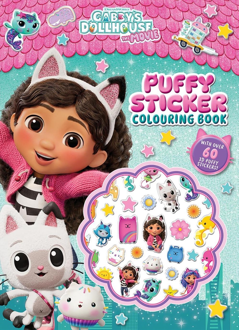 Gabby's Dollhouse: Puffy Sticker Colouring Book (Dreamworks)/Product Detail/Kids Activity Books