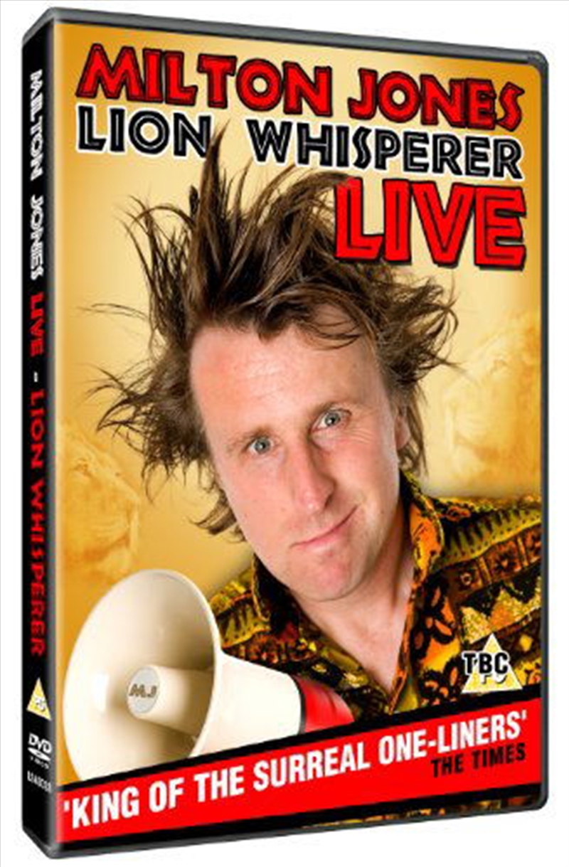 Milton Jones - Lion Whisperer (REGION 2)/Product Detail/Standup Comedy