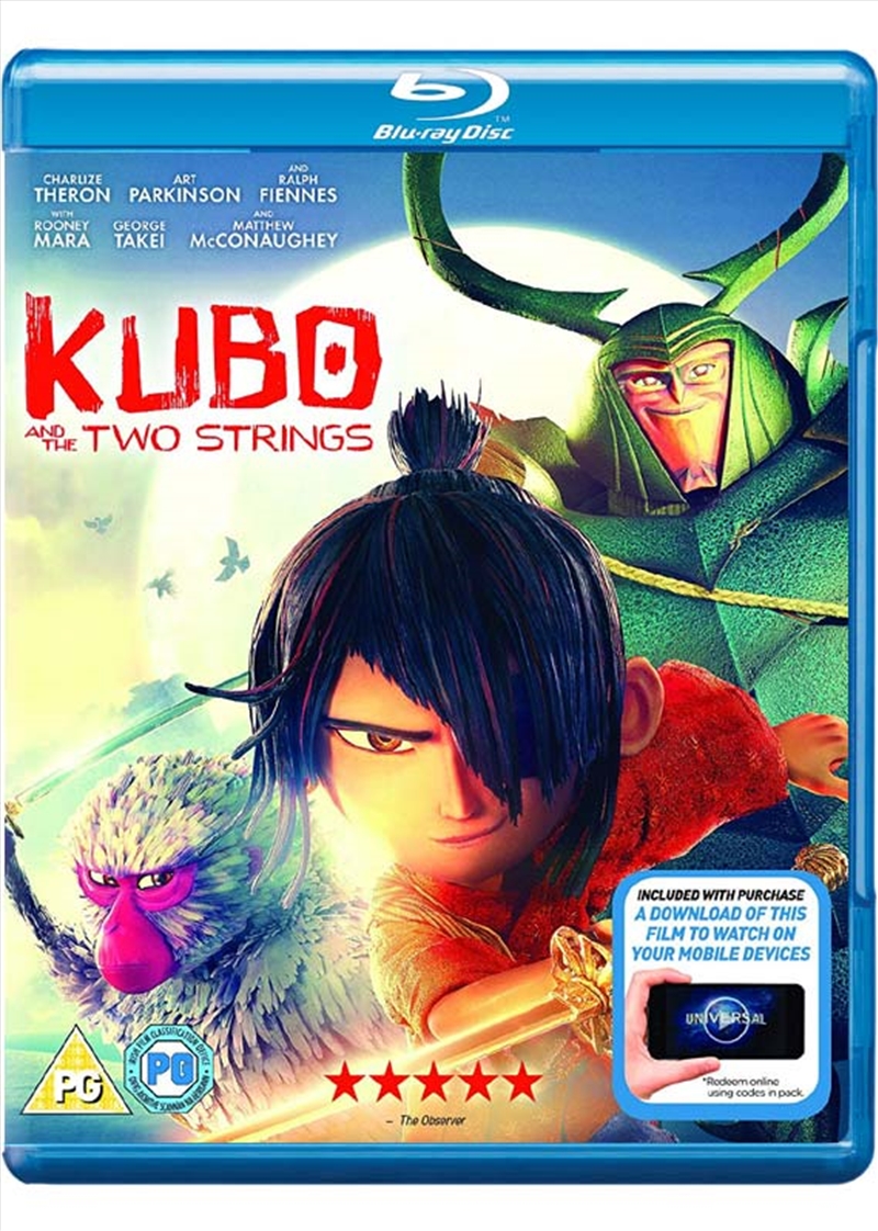 Buy Kubo And The Two Strings (REGION 2) BLU-RAY/DVD Online Sanity