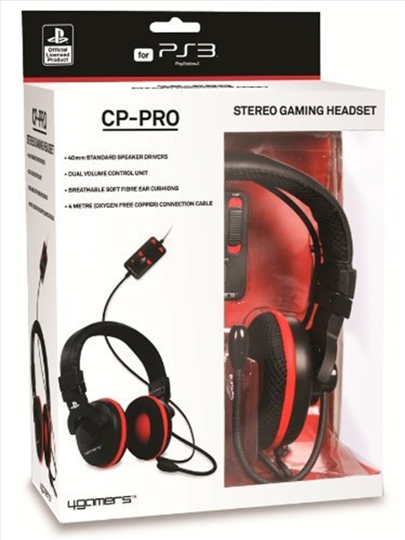 4GAMERS Comm-Play Stereo Gaming Headset/Product Detail/Gaming Headphones & Headsets