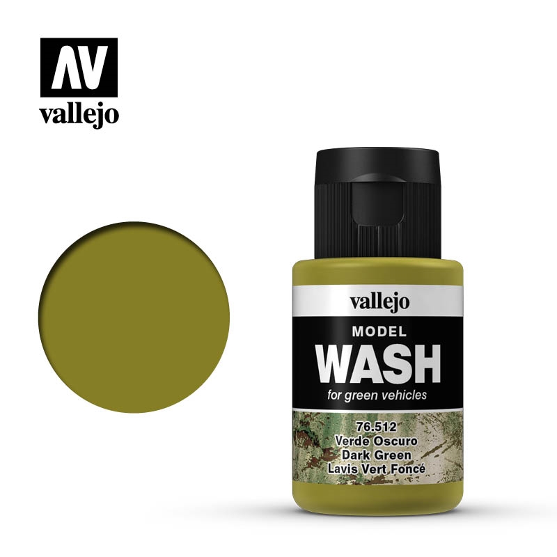 Vallejo - Model Wash - Dark Green 35 ml/Product Detail/Paints
