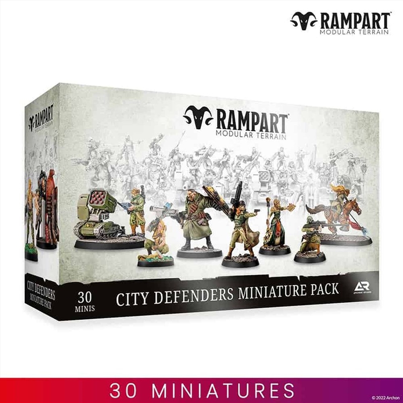 Dungeons & Lasers: Rampart - City Defenders Miniature Pack/Product Detail/RPG Games