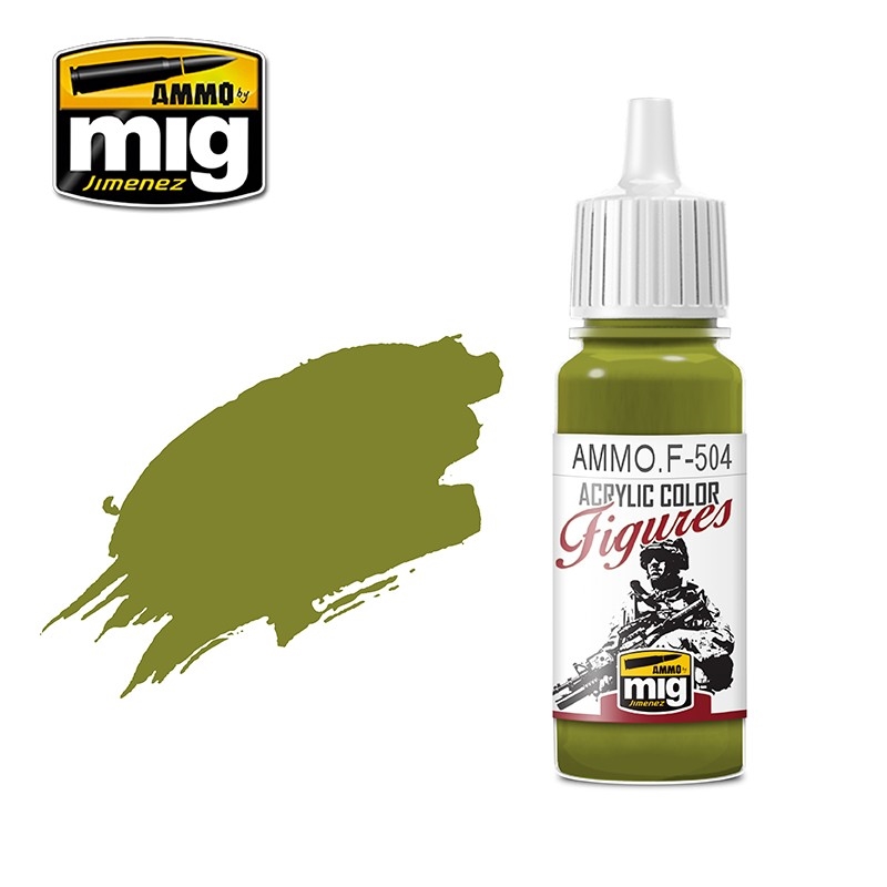 Ammo by MIG -  Figures Paints - Yellow Green 17ml/Product Detail/Paints