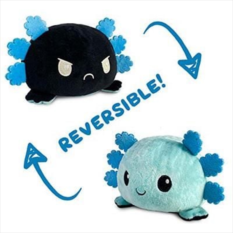 Reversible Plushie - Axolotl Blue/Black/Product Detail/Plush Toys