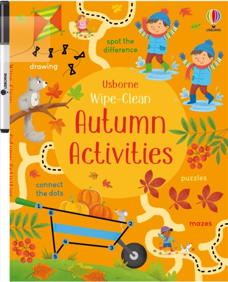 Wipe-Clean Autumn Activities/Product Detail/Kids Activity Books