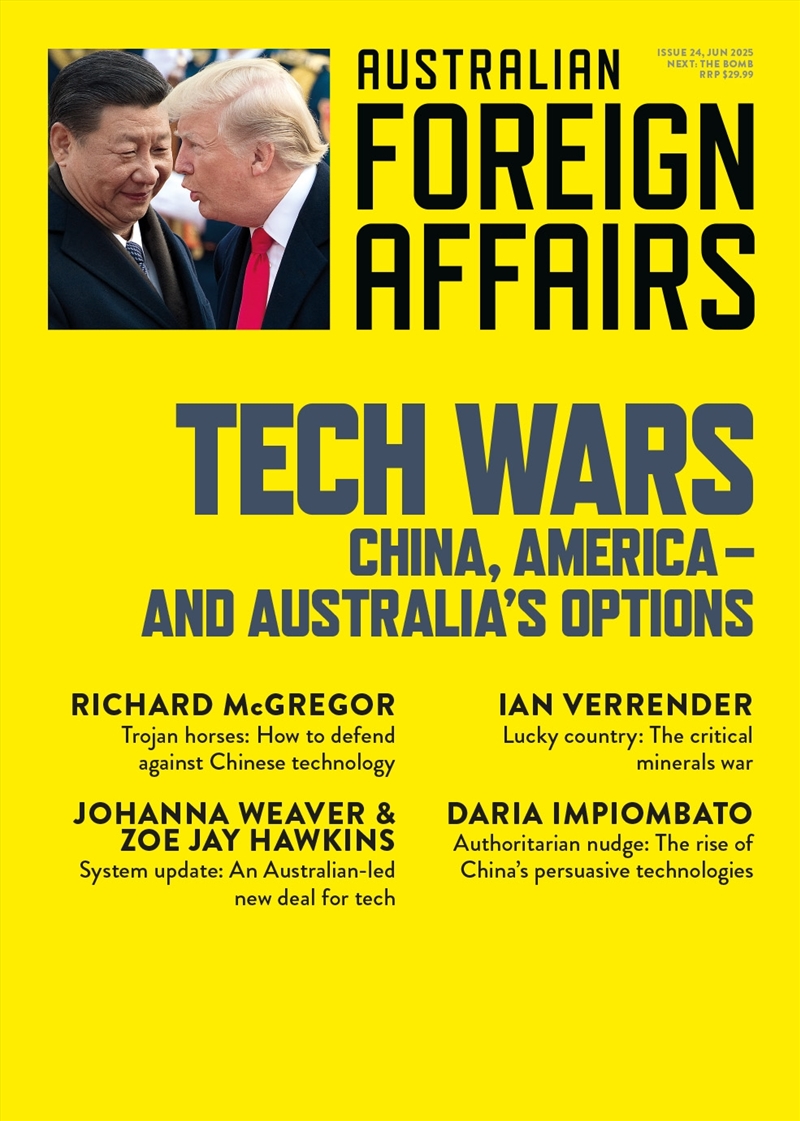 Tech Wars: China, America-and Australia's Options/Product Detail/Politics & Government