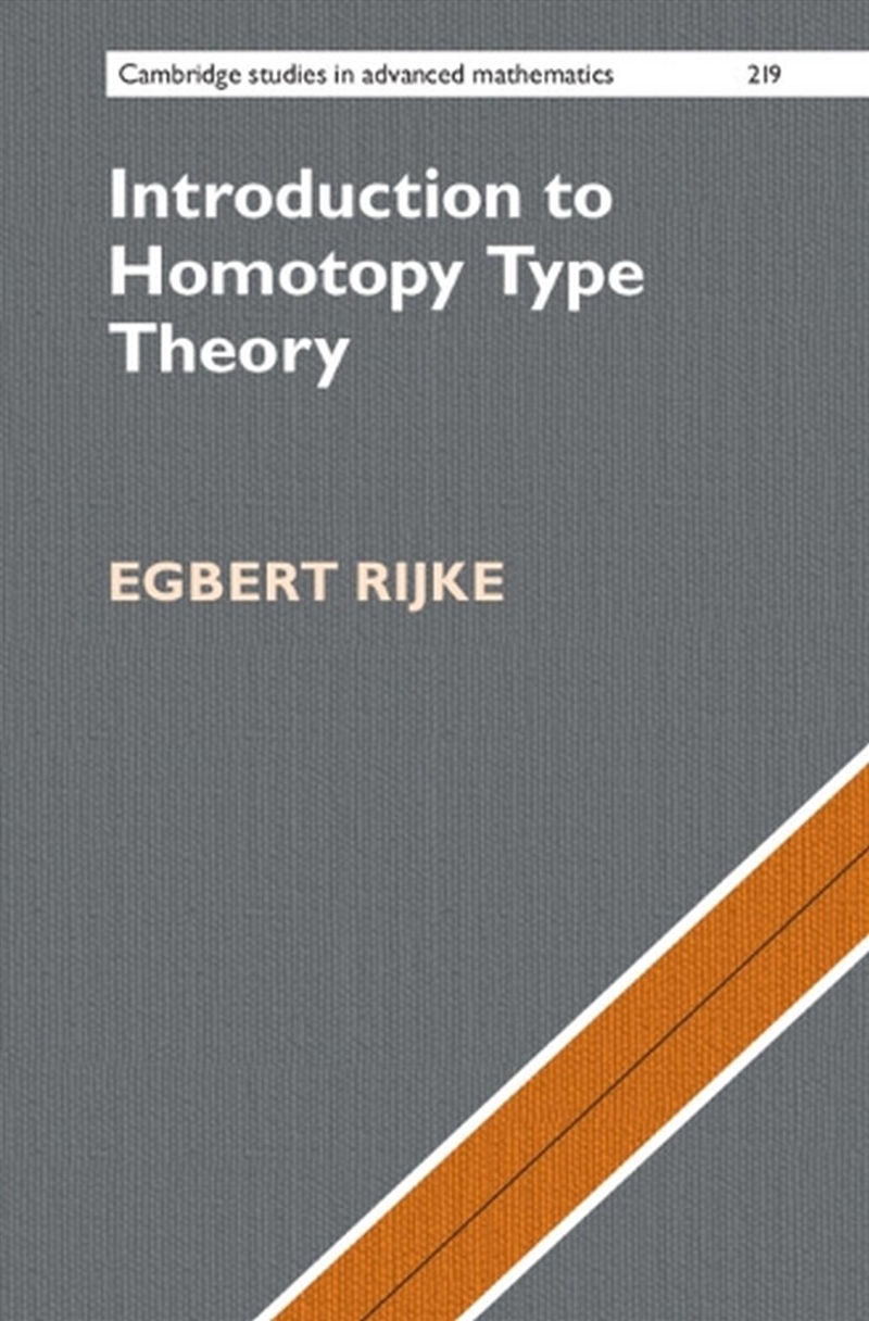 Introduction To Homotopy Type Theory/Product Detail/Science