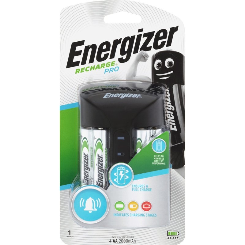 Energizer Batteries Pro Charger Rechargeable AA 4 Pack Included/Product Detail/Accessories