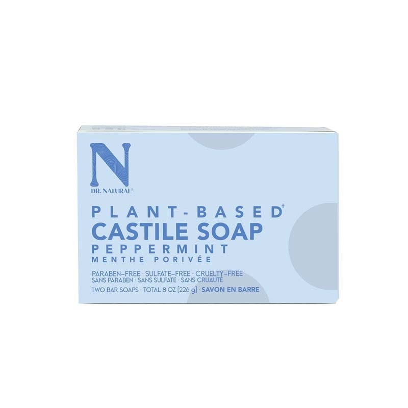 Dr Natural Castile Bar Soap 141g Peppermint/Product Detail/Beauty Products