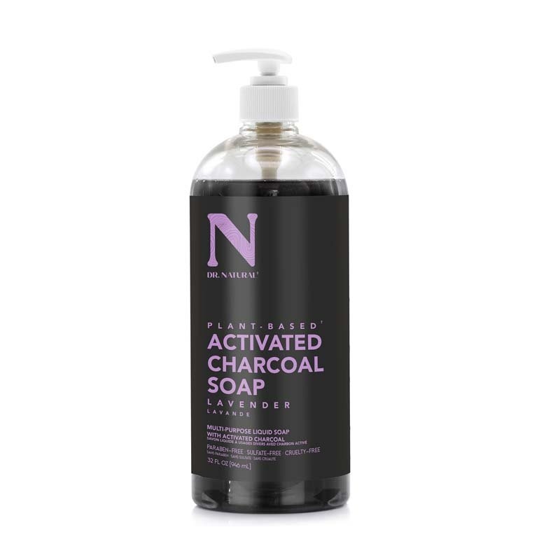 Dr Natural Charcoal Liquid Soap 946ml Lavender/Product Detail/Beauty Products